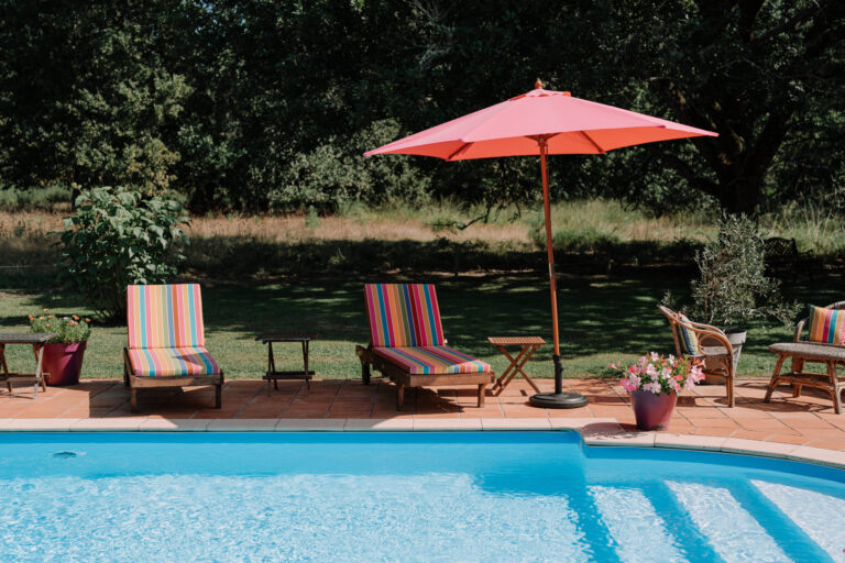 hébergement piscine vacances landes